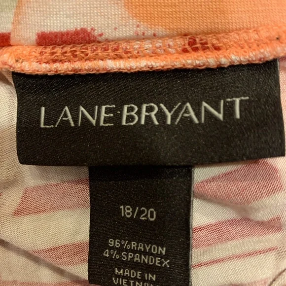 Lane Bryant maxi floral skirt jersey knit, women’s plus size 18/20 - Picture 4 of 4